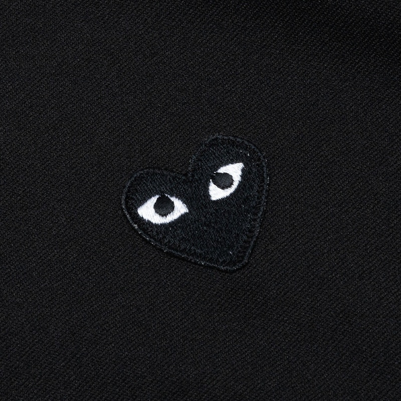 Cdg black 2024 heart hoodie