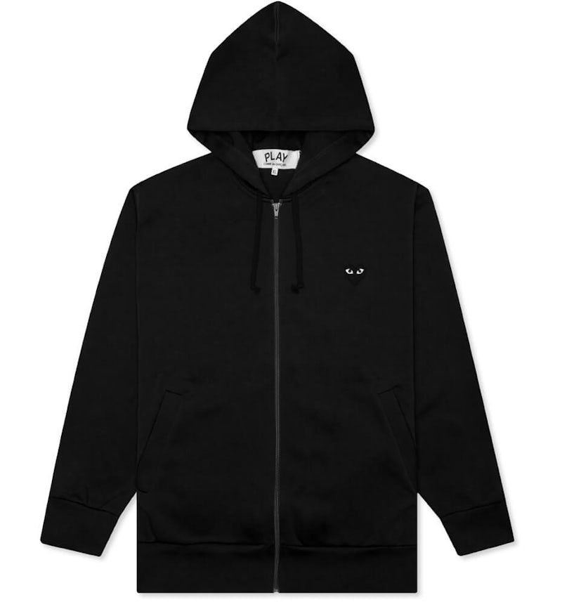 Garçons Play Comme Des Garcons Quarter Zip Top Stacked Heart
