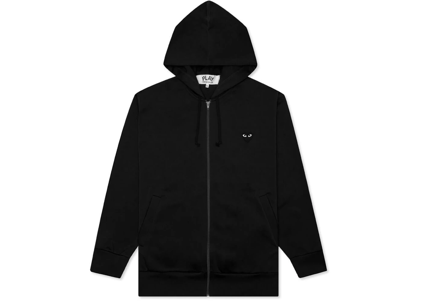 Hoodie Cdg Supreme 218 Comme Des Garcons Play Big Black Heart Zip