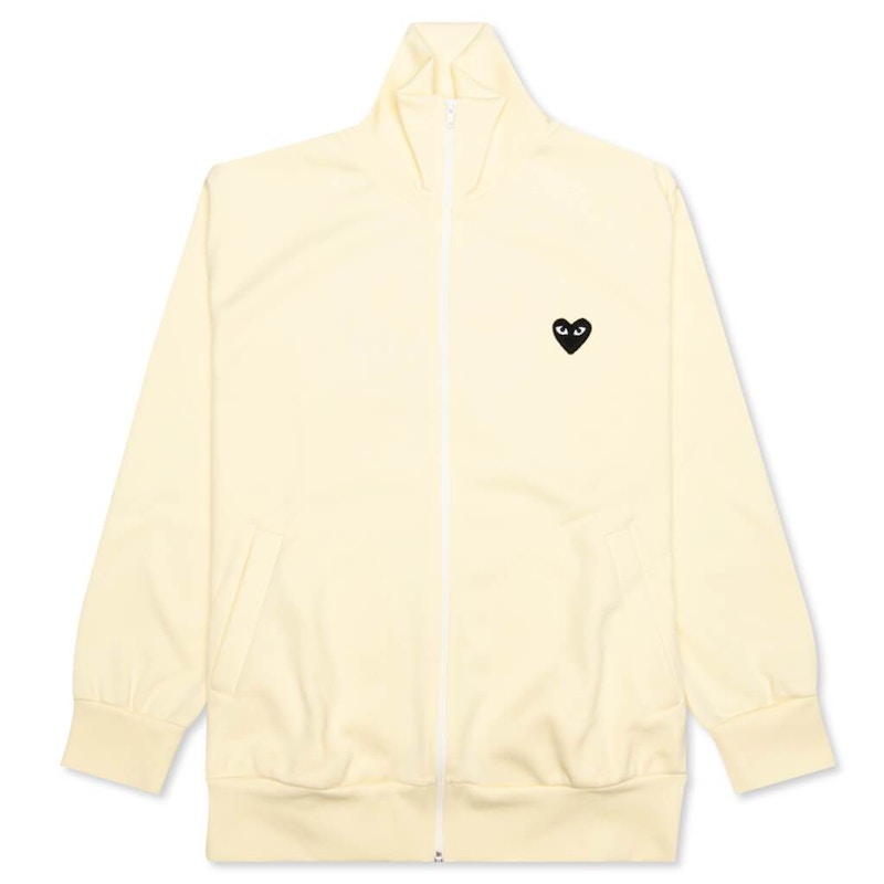 Cdg black zip on sale up