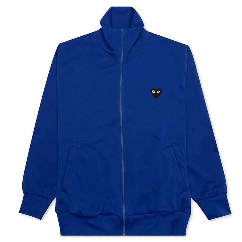 Comme des garcons blue on sale hoodie