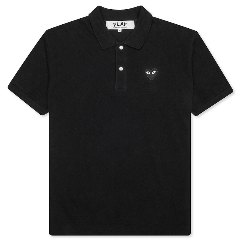 Comme des on sale garcons polo black