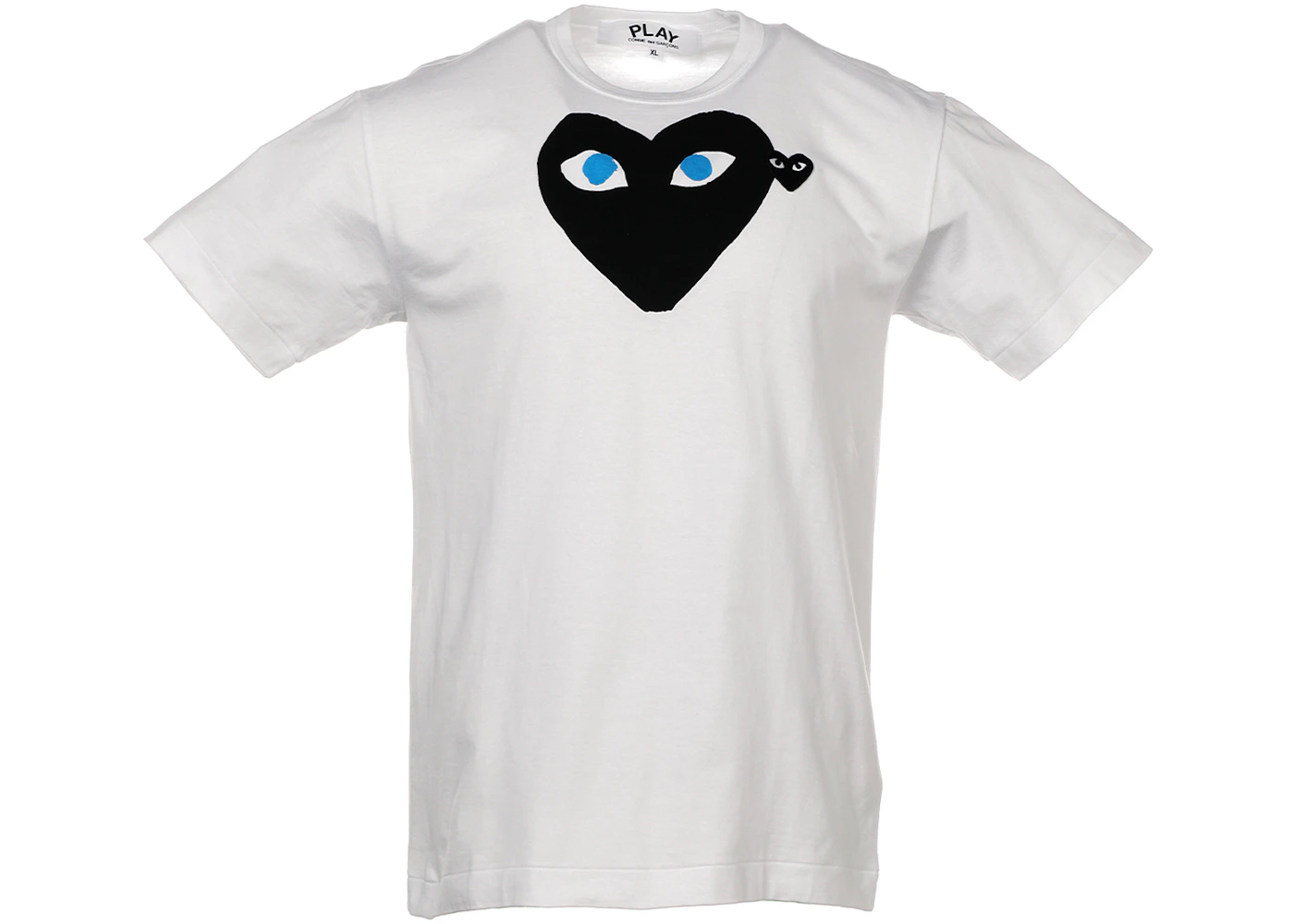 Comme des Garcons Play Black Heart Blue Eyes T-shirt White US
