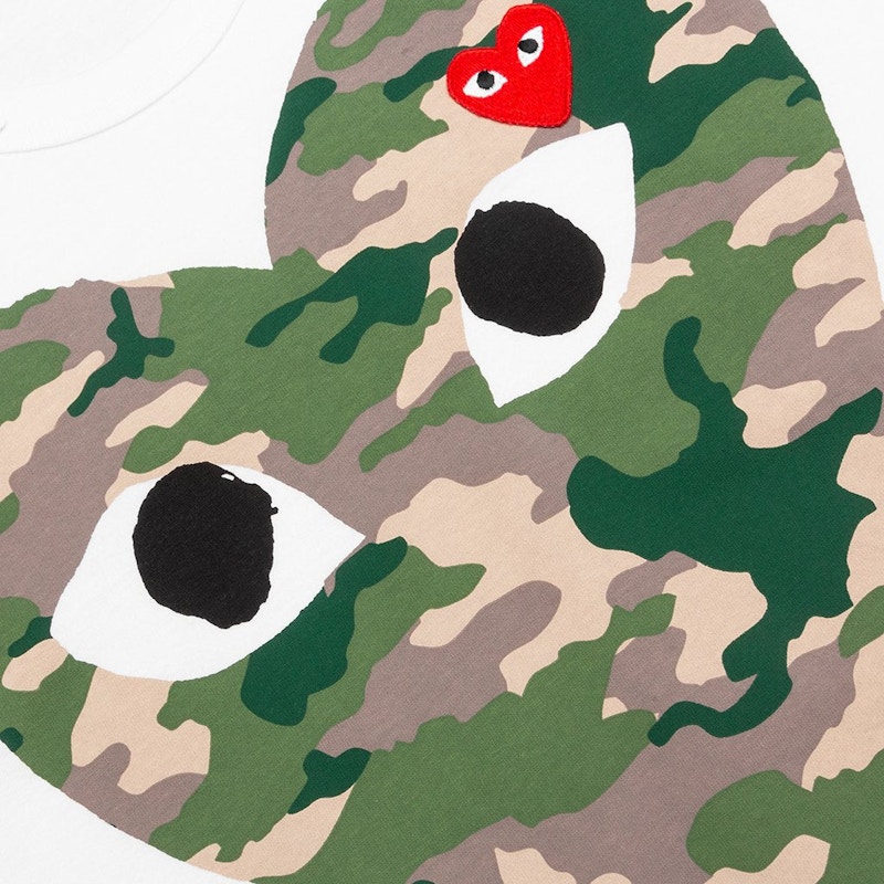 Cdg camo clearance heart