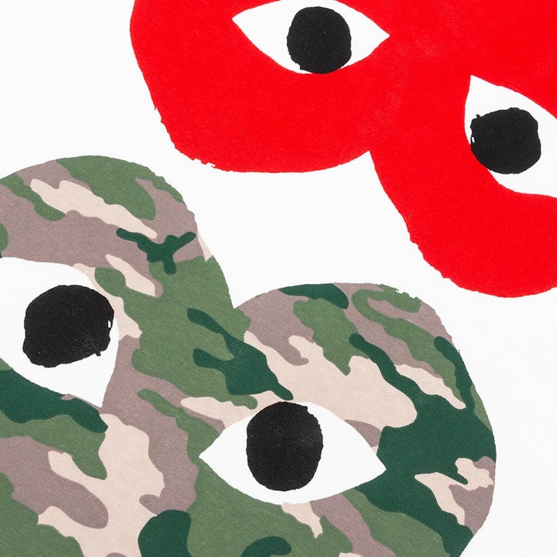 Comme des garcons hot sale camo t shirt