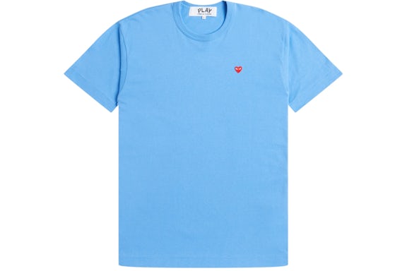 T-shirt à logo en forme de cœur Comme des Garçons PLAY bleu