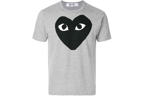 Comme Des Garons Play Shirts With Red Heart And Eyes Comme