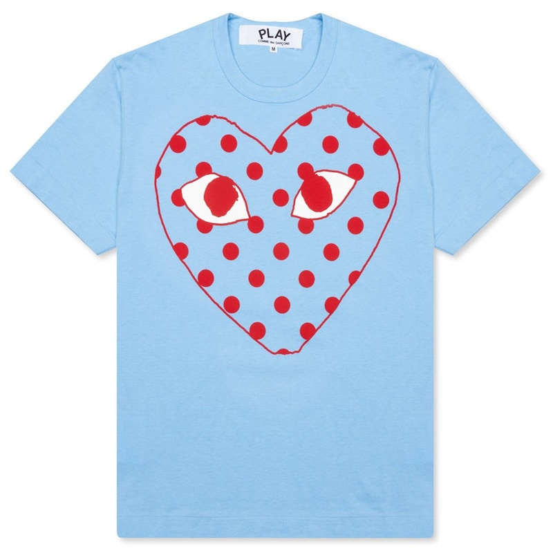 Comme des garcons red polka outlet dot