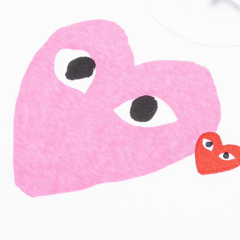 Comme des garcons pink hot sale heart