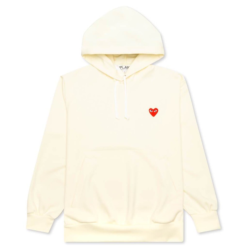 White comme des store garcons hoodie