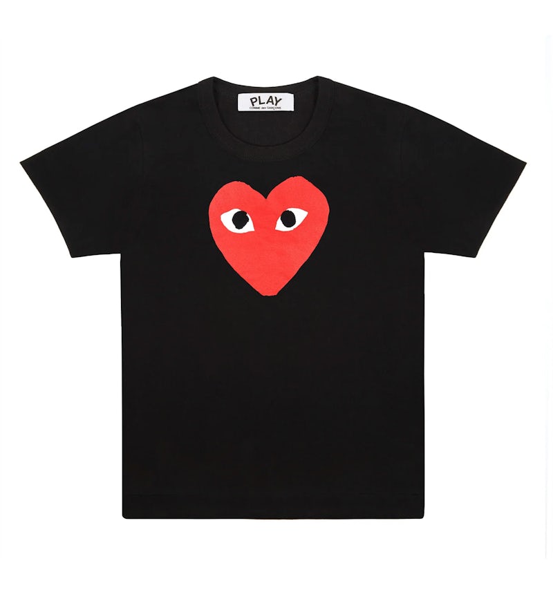 Shirt Black Heart Comme Des Garcons Tee Shirt COMME DES GARCONS