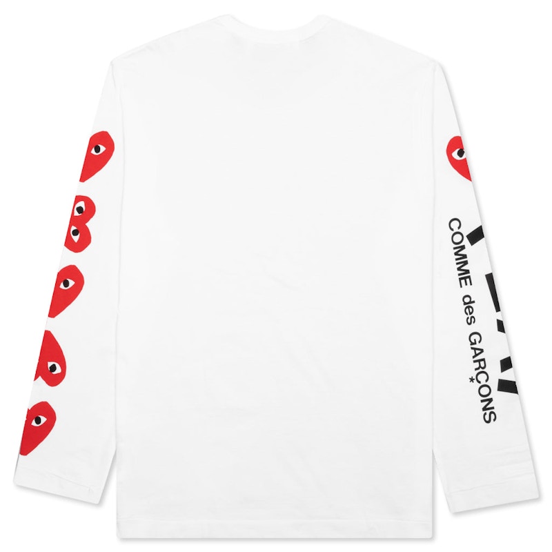 Comme des garcons play 4 cheap heart long sleeve