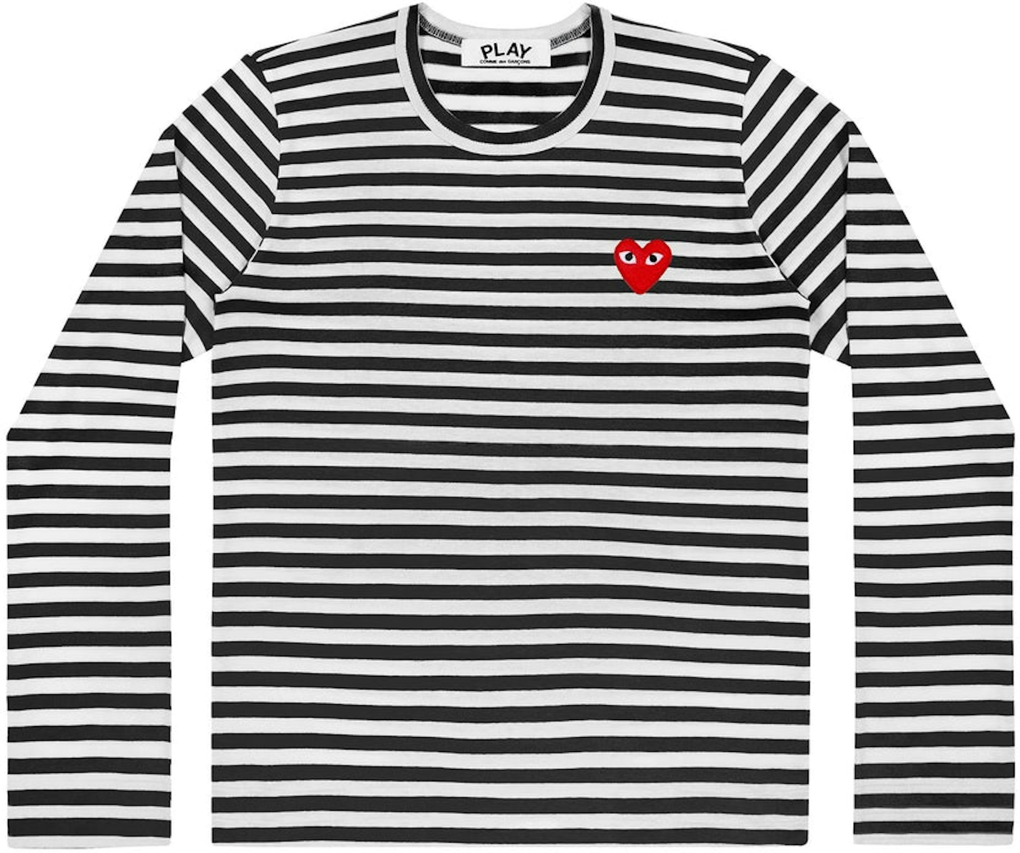 Mark bud Koge CDG Play Striped Long Sleeve T-shirt Black/White Men's - US