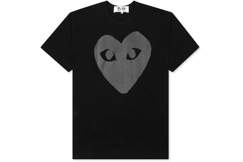 CDG Play Women's Black Heart T-shirt Black
