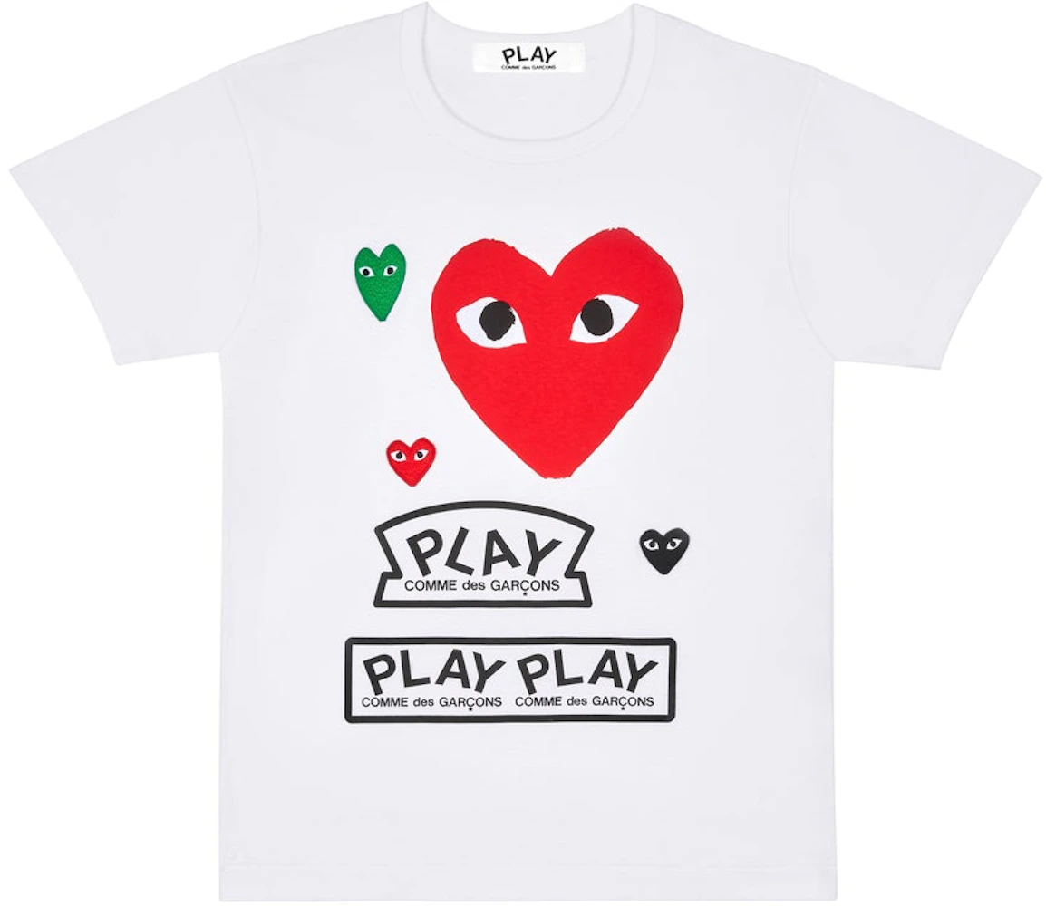 Red Emblem Heart T-Shirt - White/Red – Feature