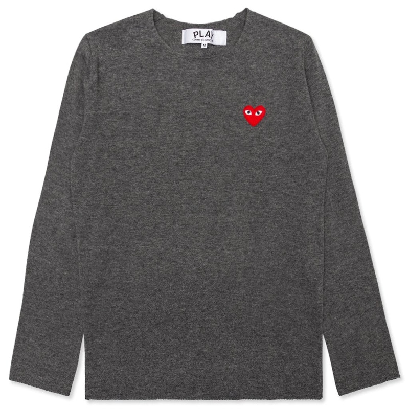 Grey and red sweater best sale