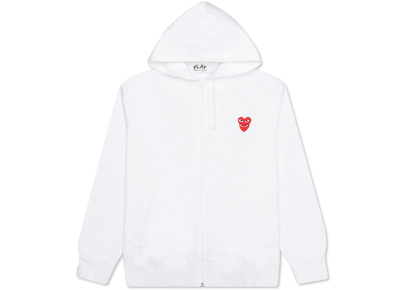 Comme des garcons play women's hoodie Clearance