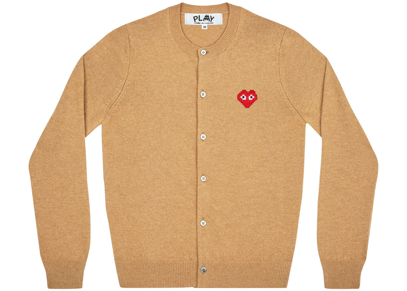 Comme des Garcons Play x Invader Women's Cardigan Camel - FW22 - US