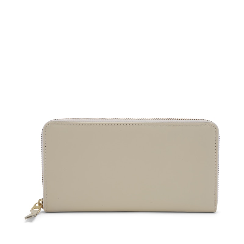 Comme des Garcons SA0100 Wallet Classic Plain Off-White in Leather