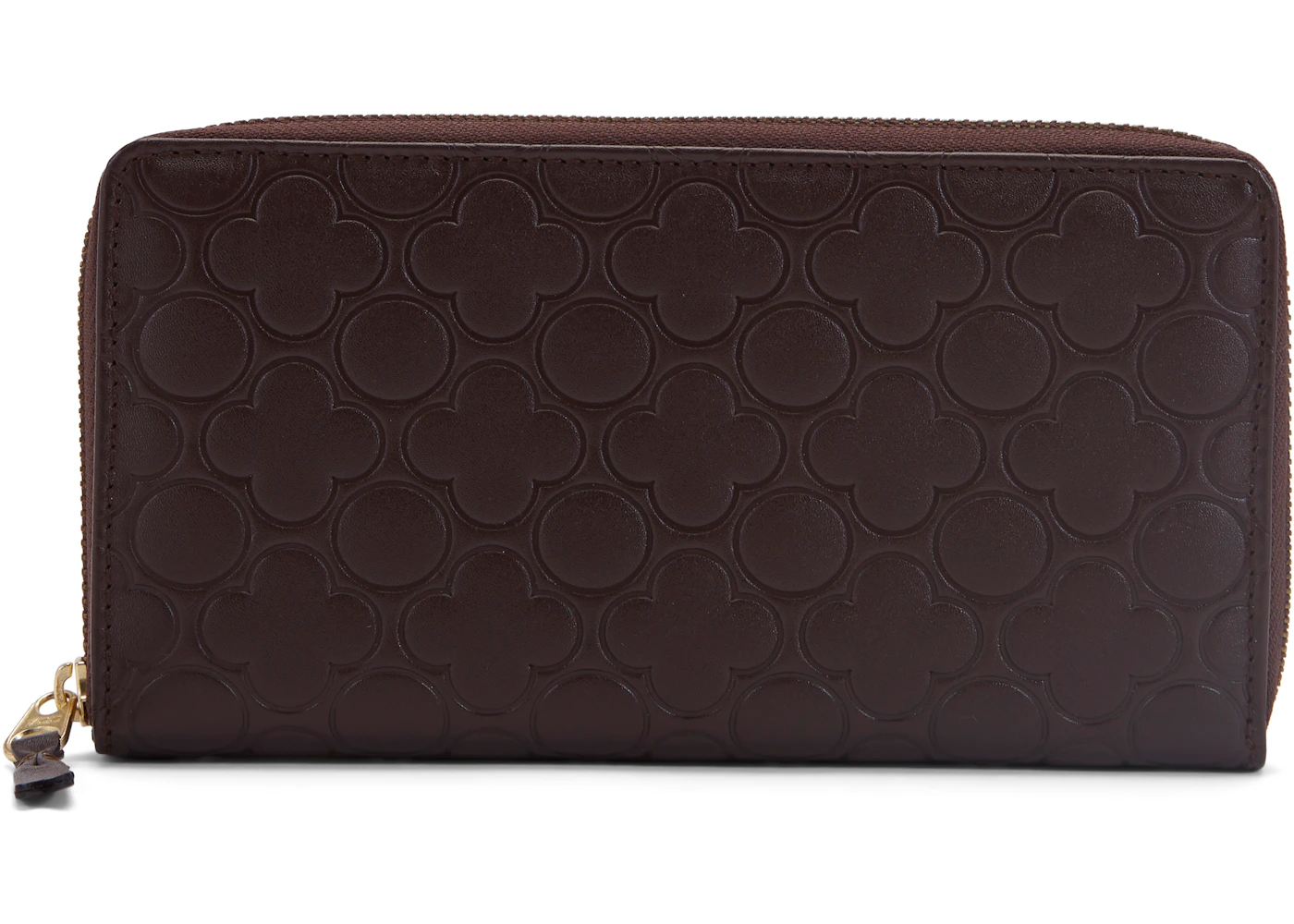 Comme des Garcons SA010EB Wallet Classic Embossed B Brown in Leather ...