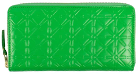 Comme des Garcons SA010ECA Wallet Colour Embossed A Green