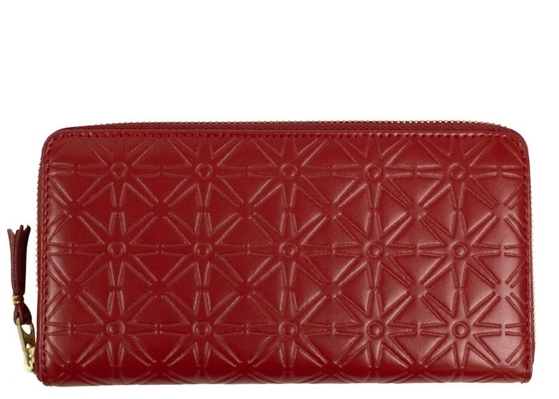 Comme des Garcons SA010ECA Wallet Colour Embossed A Red