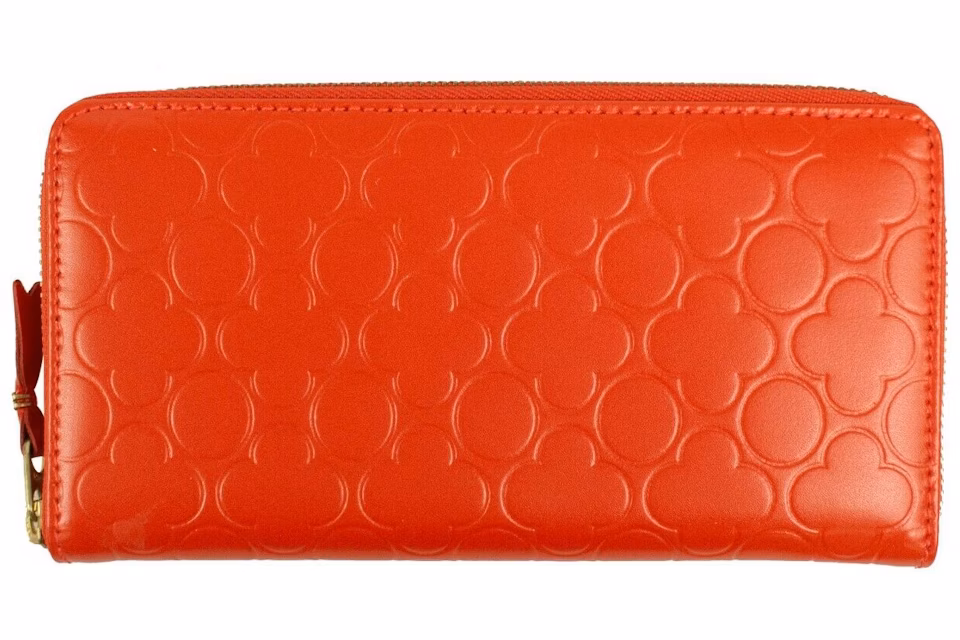Comme des Garcons SA010ECB Wallet Colour Embossed B Orange