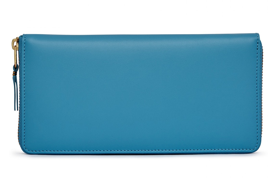 Pre-owned Comme Des Garçons Comme Des Garcons Sa0110 Colour Plain Wallet Blue