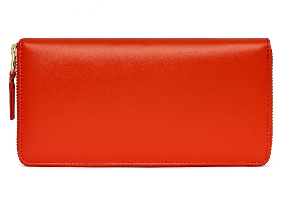 Pre-owned Comme Des Garçons Comme Des Garcons Sa0110 Colour Plain Wallet Orange
