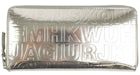 Comme des Garcons SA011ESC Wallet Letter Embossed Silver