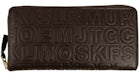 Comme des Garcons SA110EC Wallet Letter Embossed Brown