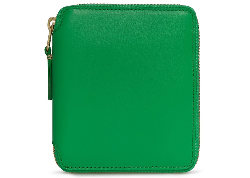 Pre-owned Comme Des Garçons Men's Comme Des Garcons Sa2100c Colour Plain Wallet In Green
