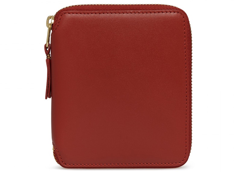 Pre-owned Comme Des Garçons Men's Comme Des Garcons Sa2100c Colour Plain Wallet In Red
