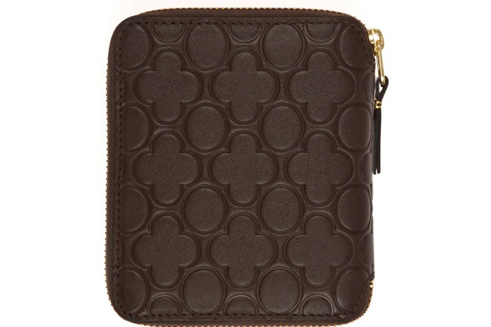 Comme des Garcons SA210EB Classic Embossed B Wallet Brown