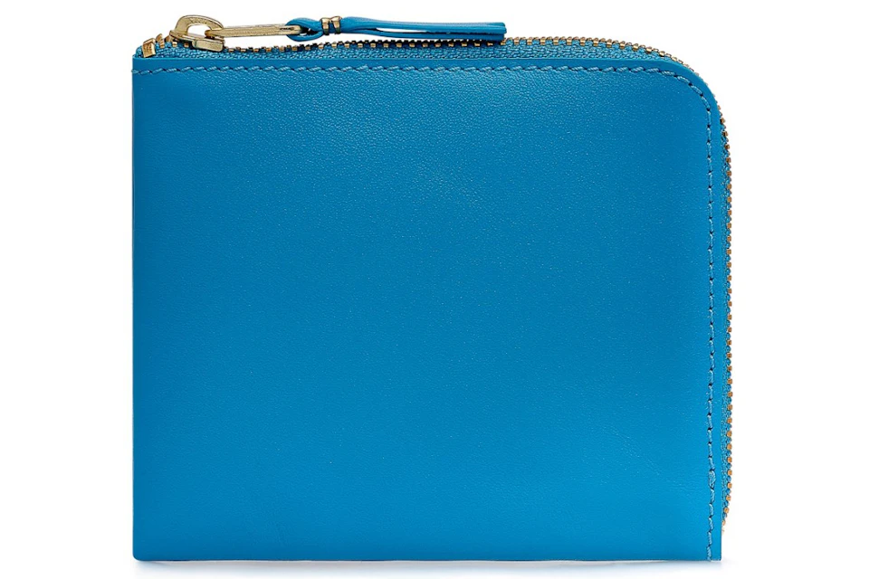 Comme des Garcons SA3100C Colour Plain Wallet Blue