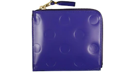 Comme des Garcons SA3100NE Wallet Polka Dots Embosssed Purple