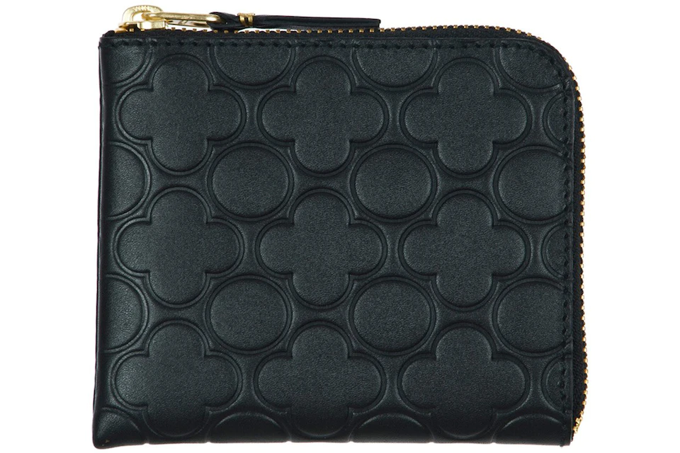 Comme des Garcons SA310EB Classic Embossed B Wallet Black