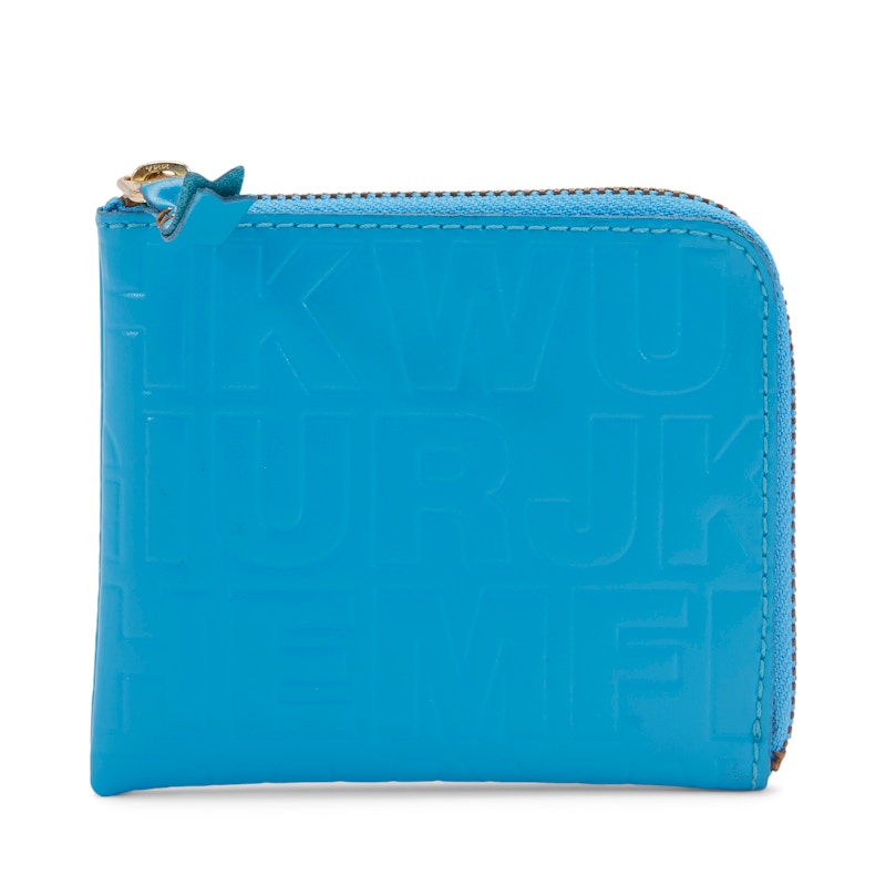 Comme des Garcons SA310EC Wallet Letter Embossed Blue