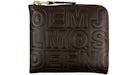Comme des Garcons SA310EC Wallet Letter OEMJ Embossed Brown