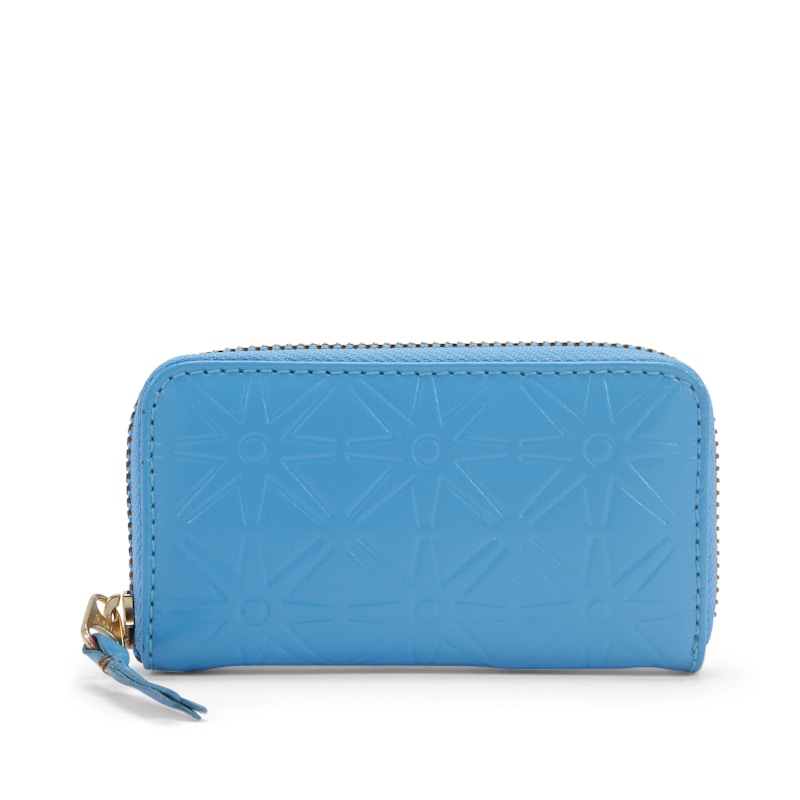 Comme des Garcons SA4100EA Wallet Colour Embossed A Blue in