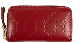 Comme des Garcons SA410XECB Wallet Colour Embossed B Red
