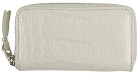 Comme des Garcons SA410XRP Wallet Reptile Embossed Gray