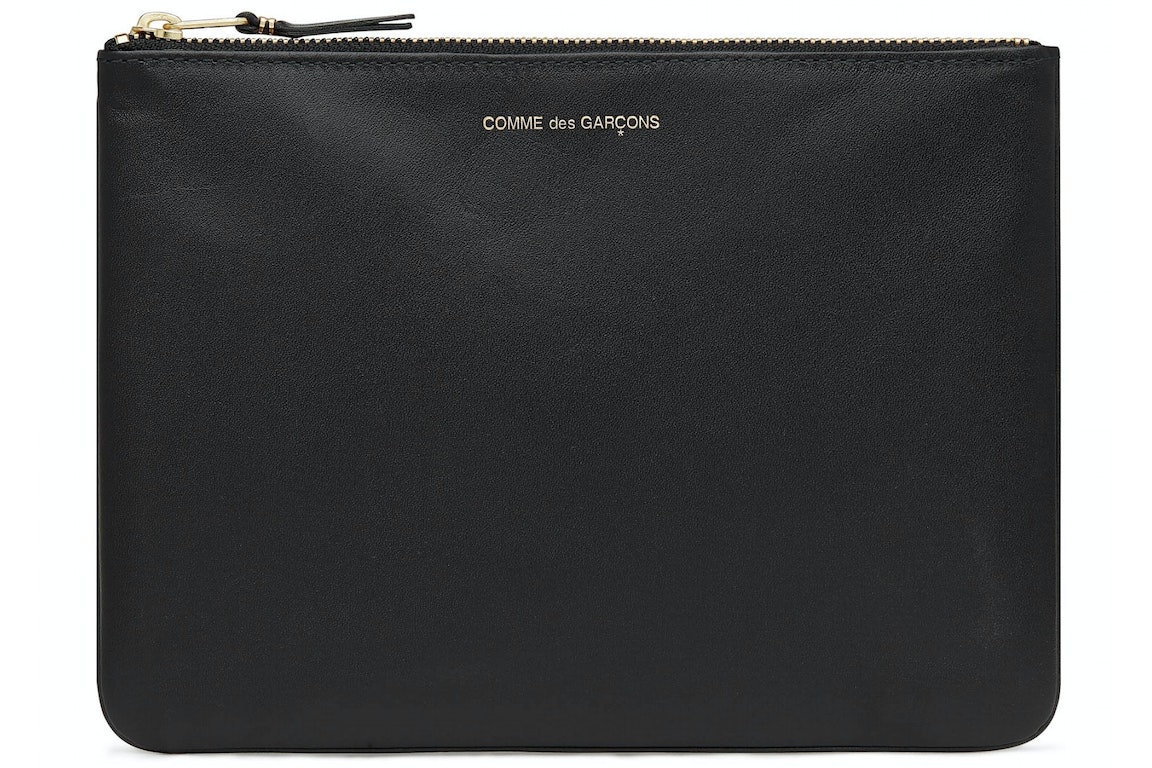 Pre-owned Comme Des Garçons Comme Des Garcons Sa5100 Classic Plain Wallet Black