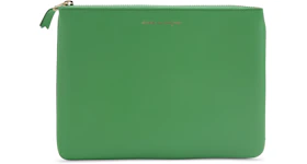 Comme des Garcons SA5100C Colour Plain Wallet Green