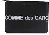 Comme des Garcons SA5100HL Huge Logo Wallet Black