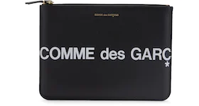 Comme des Garcons SA5100HL Huge Logo Wallet Black