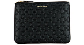 Comme des Garcons SA510EB Classic Embossed B Wallet Black