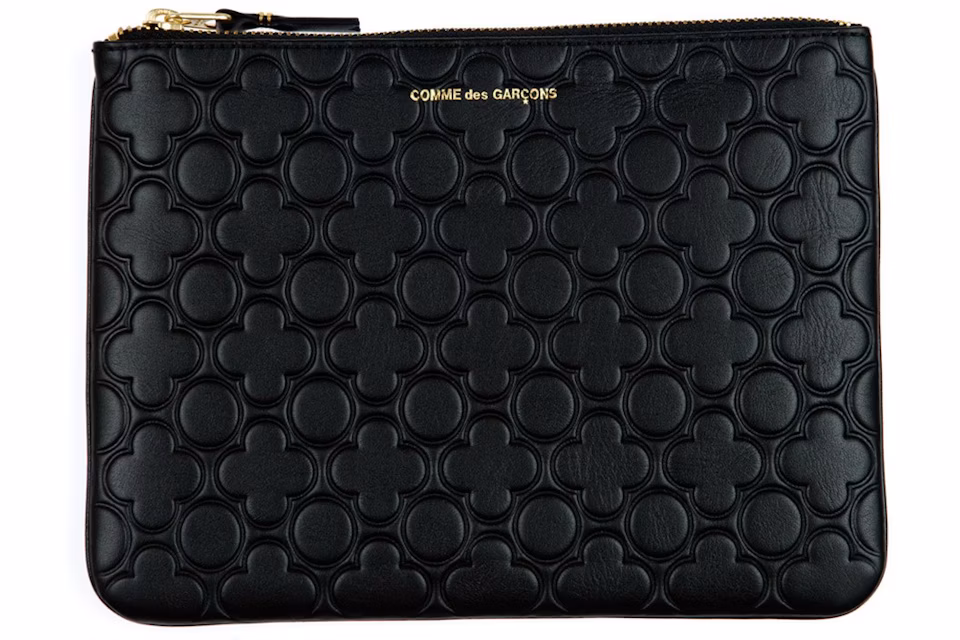 Comme des Garcons SA510EB Classic Embossed B Wallet Black