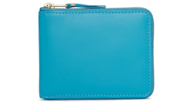 Comme des Garcons SA7100 Colour Plain Wallet Blue