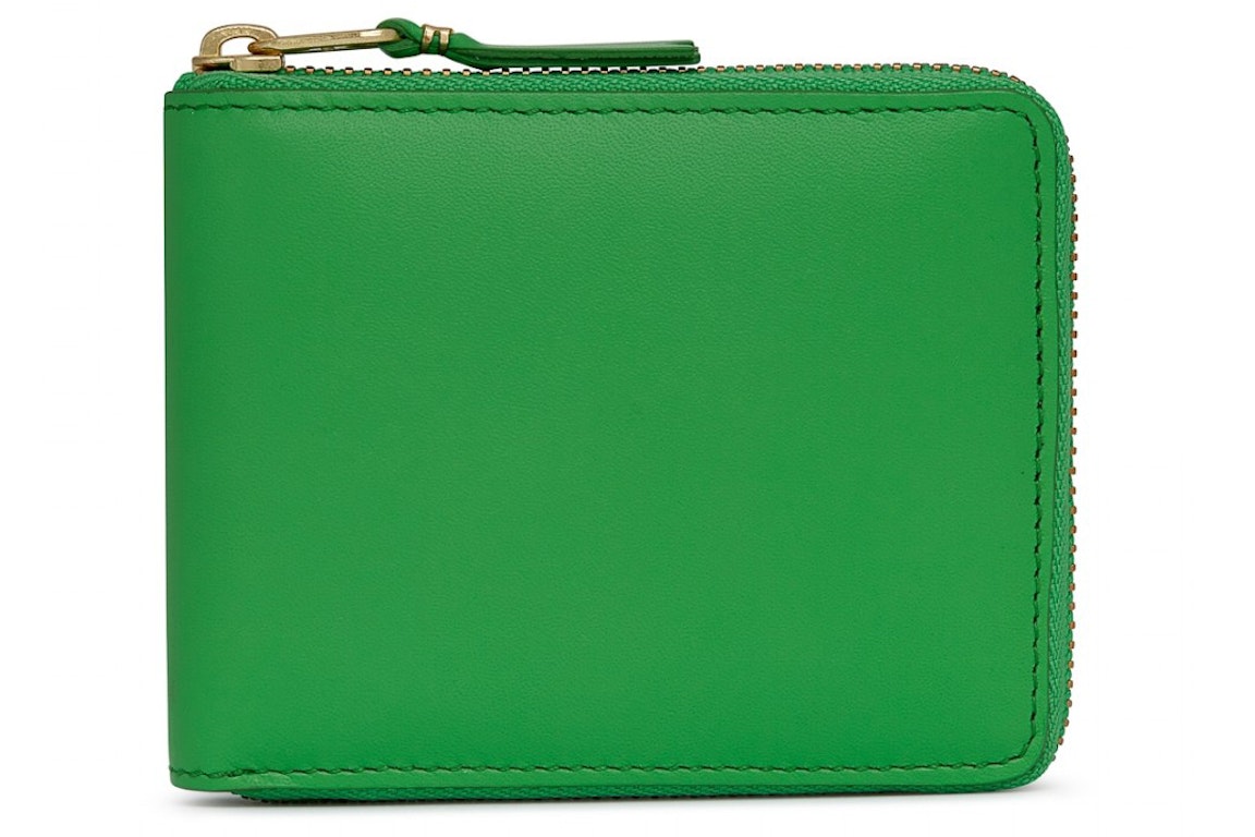Pre-owned Comme Des Garçons Comme Des Garcons Sa7100 Colour Wallet Green